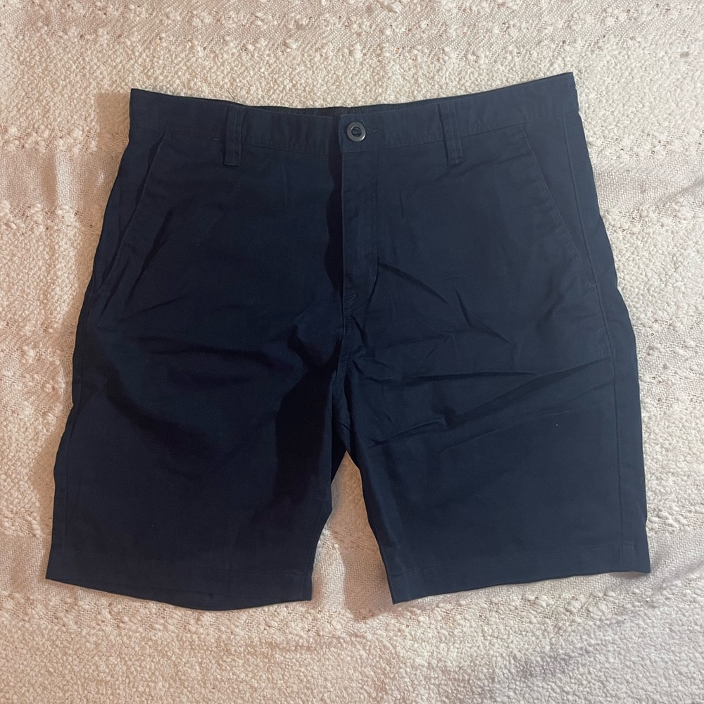 Volcom Men’s Corpo Class Chino Shorts - Navy Blue